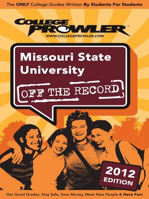 cover image of Missouri State University 2012